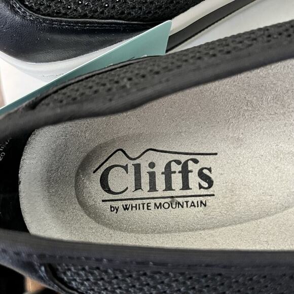 Cliffs by White Mountain Chrissy Knit Ballet Flats Size 8 Black Athleisure - Picture 5 of 8